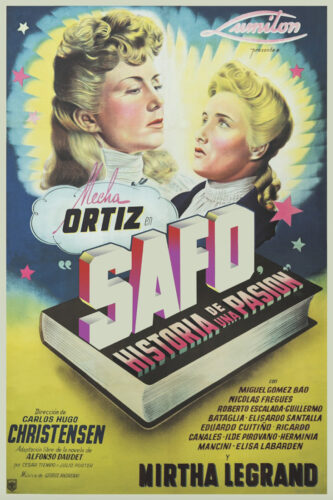 Poster Safo, historia de una pasión